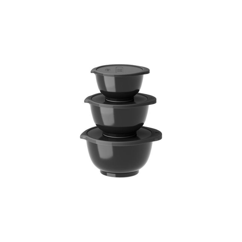 Nuovo set mini ciotole Margrethe 0,25 + 0,5 + 0,75L Edizione Nera