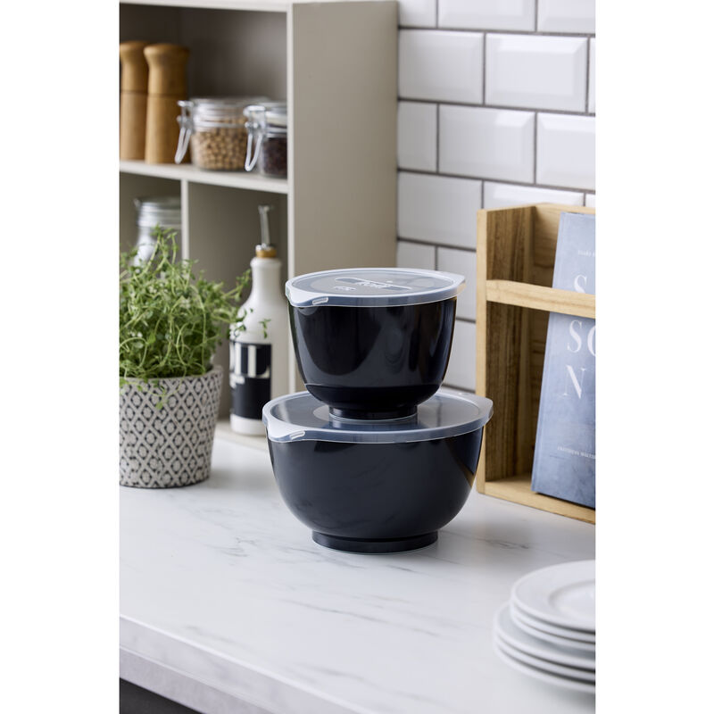 Nuovo set Margrethe 4 pezzi 1,5 + 3 L Nero carbone