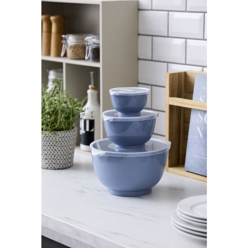 Nuovo set Margrethe 6 pezzi 0,25 + 0,75 + 3 L Blu Polvere