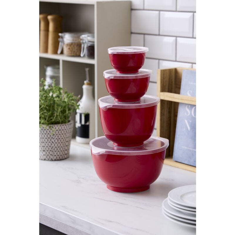 Nuovo set Margrethe 8 pezzi 0,25 + 0,5 + 1,5 + 3 L Rosso