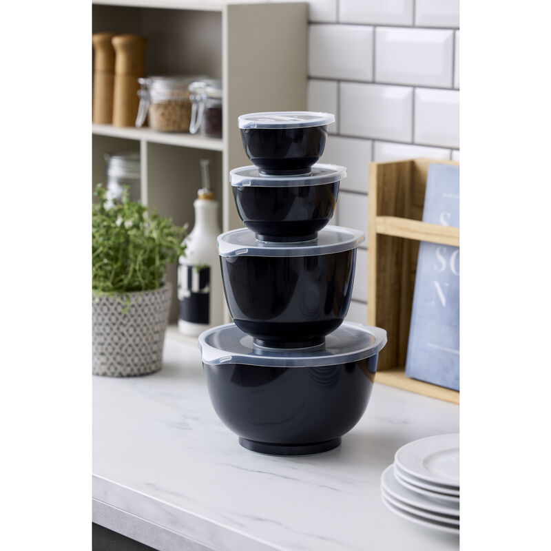 Nuovo set Margrethe 8 pezzi 0,25 + 0,5 + 1,5 + 3 L Nero carbone