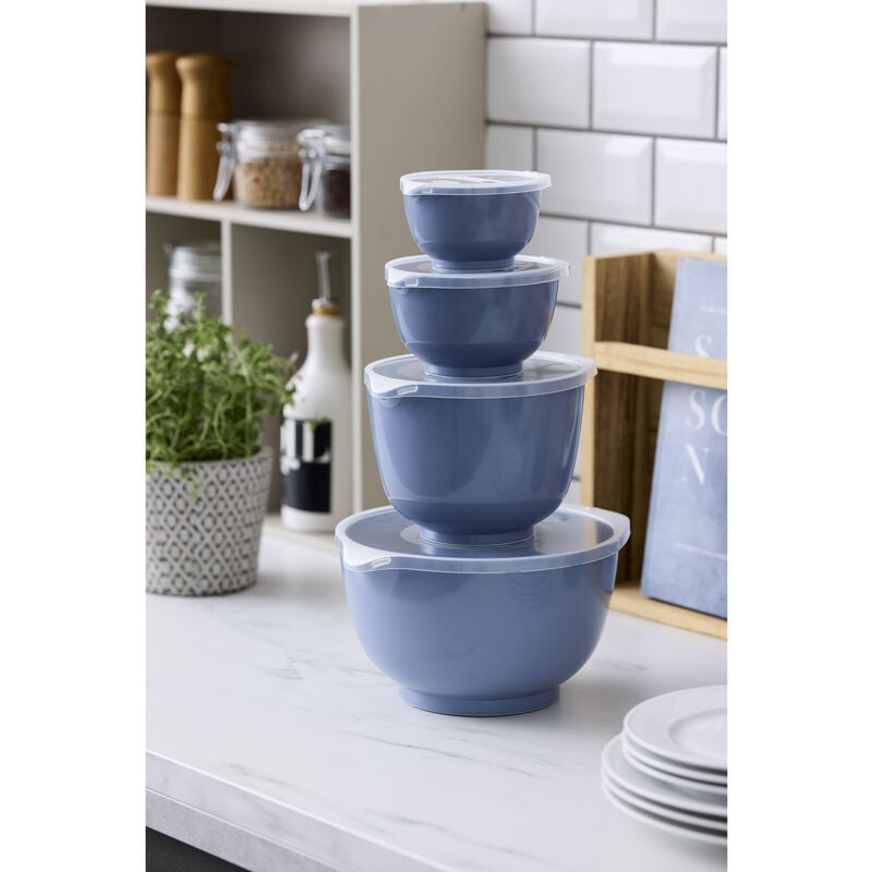 Nuovo set Margrethe 8 pezzi 0,25 + 0,5 + 1,5 + 3 L Blu Polvere