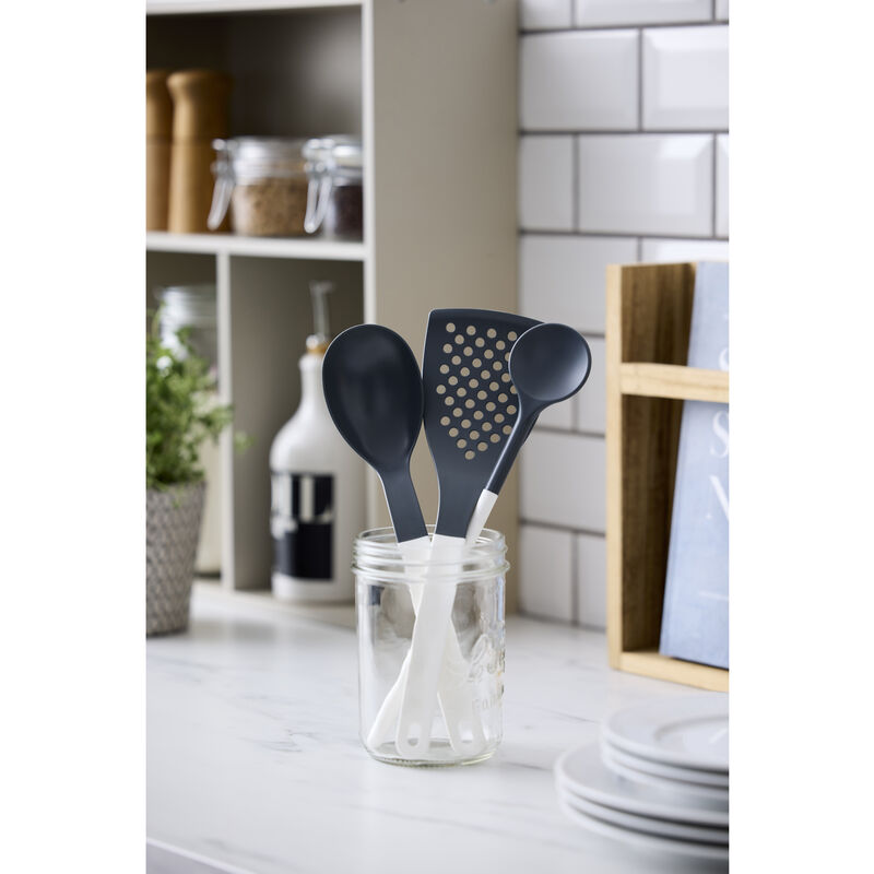 Set utensili cucina 1 Nuovo Optima 3 pezzi Nylon Bianco