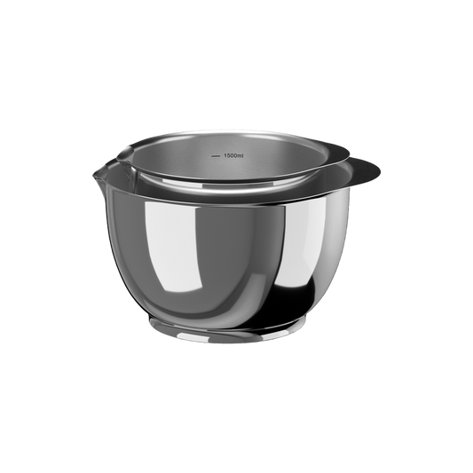 Set 2 ciotole Margrethe Acciaio