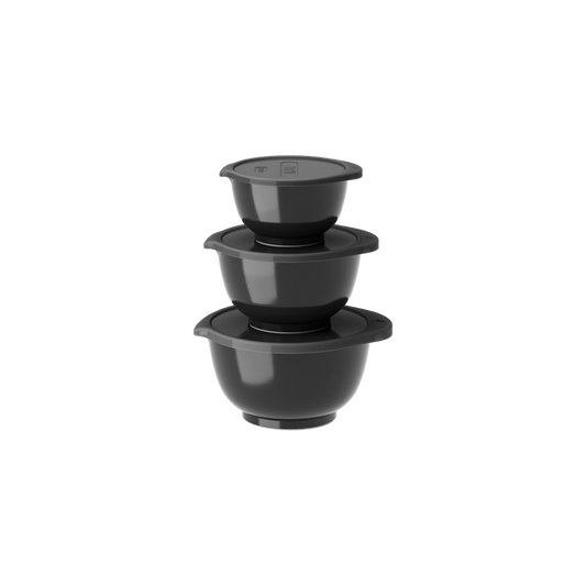 Nuovo set mini ciotole Margrethe 0,25 + 0,5 + 0,75L Edizione Nera