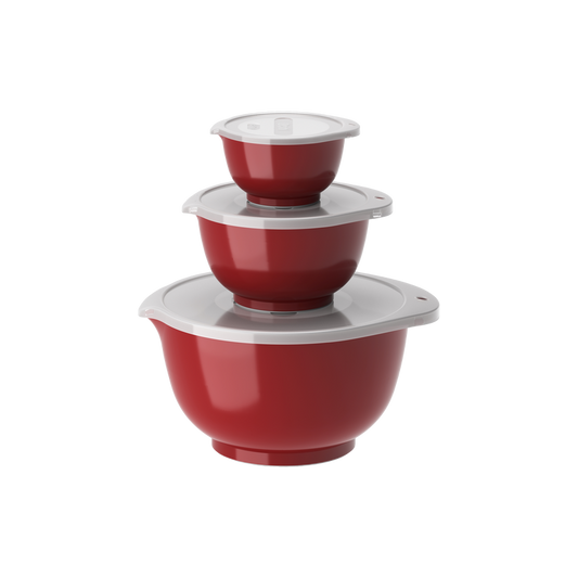 Nuovo set Margrethe 6 pezzi 0,25 + 0,75 + 3 L Rosso