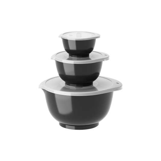 Nuovo set Margrethe 6 pezzi 0,25 + 0,75 + 3 L Nero carbone