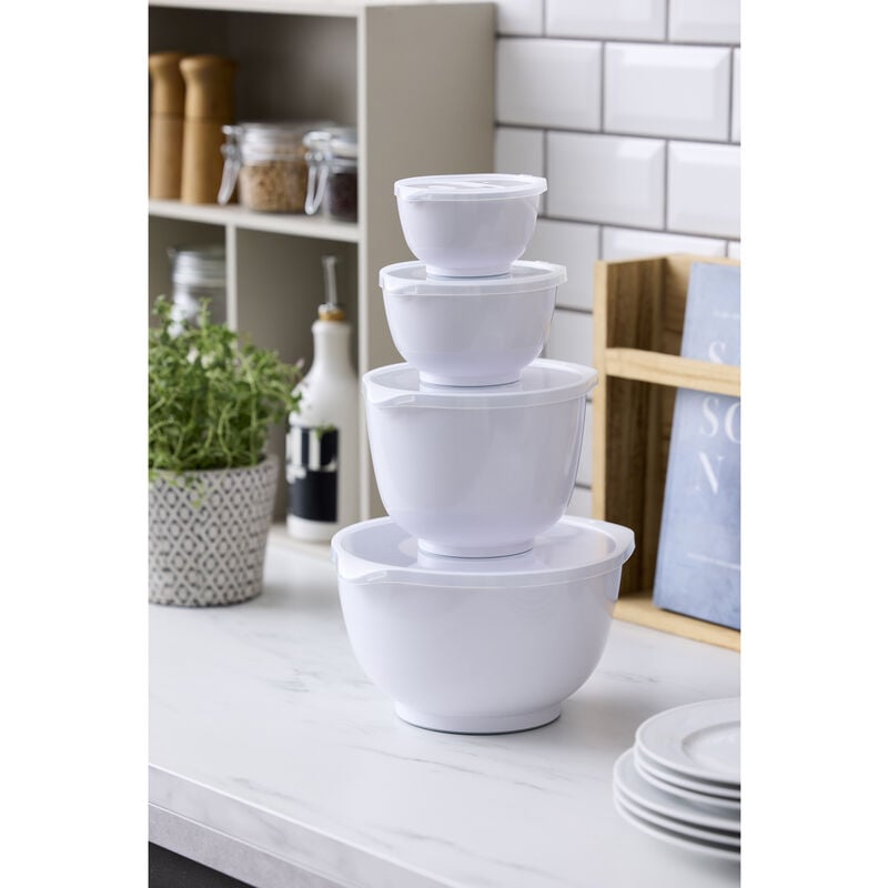 Nuovo set Margrethe 8 pezzi 0,25 + 0,5 + 1,5 + 3 L Bianco