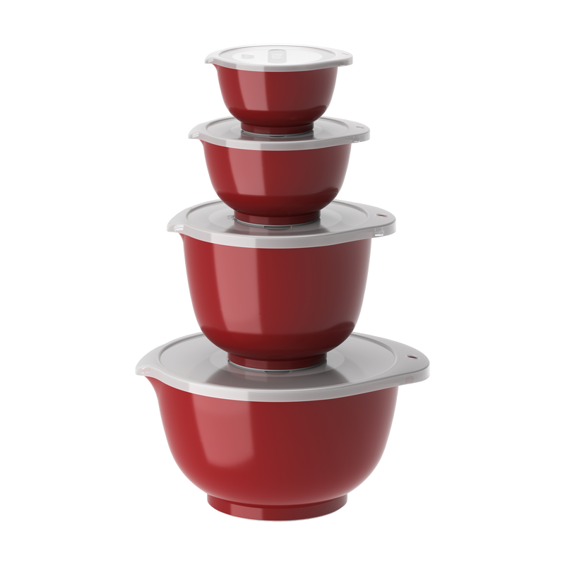 Nuovo set Margrethe 8 pezzi 0,25 + 0,5 + 1,5 + 3 L Rosso