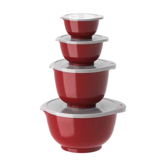 Nuovo set Margrethe 8 pezzi 0,25 + 0,5 + 1,5 + 3 L Rosso