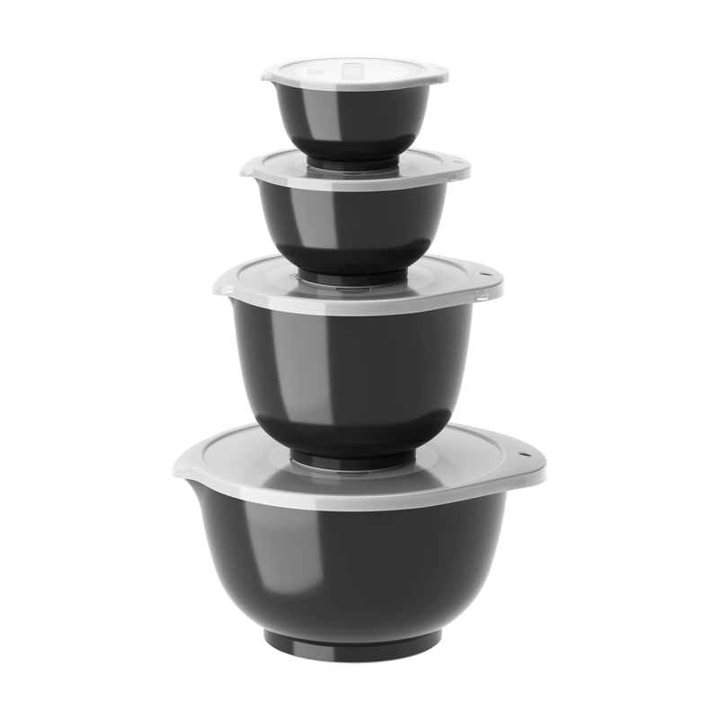 Nuovo set Margrethe 8 pezzi 0,25 + 0,5 + 1,5 + 3 L Nero carbone