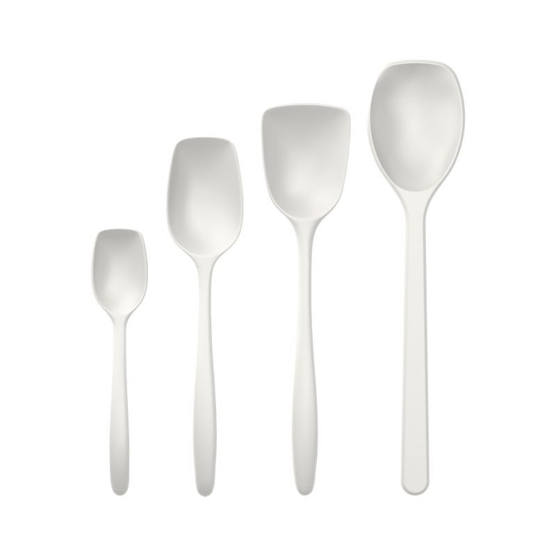 Set cucchiai da pentola 4 pezzi Nuovo Classic Bianco