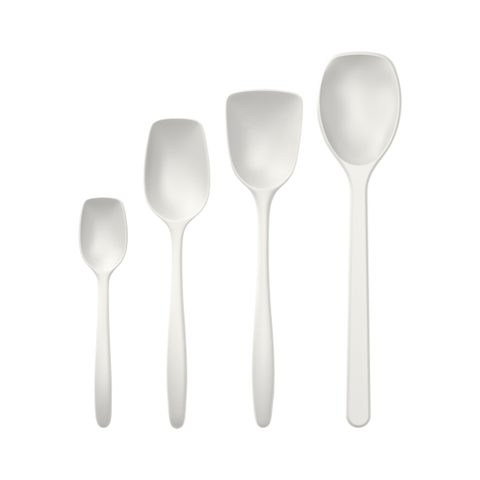Set cucchiai da pentola 4 pezzi Nuovo Classic Bianco