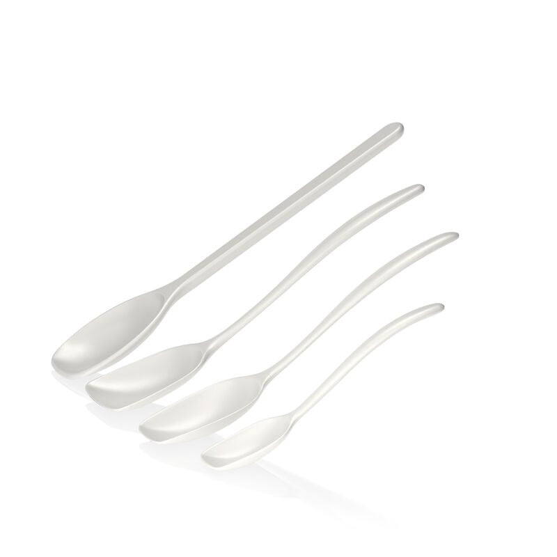 Set cucchiai da pentola 4 pezzi Nuovo Classic Bianco