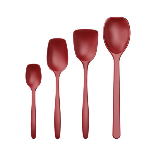 Set cucchiai da pentola 4 pezzi Nuovo Classic Rosso