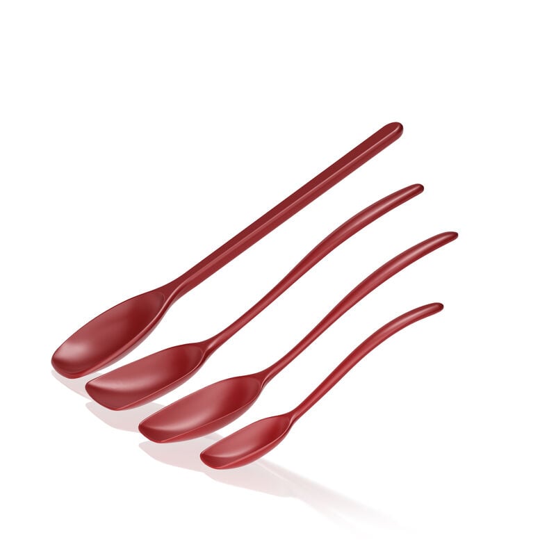 Set cucchiai da pentola 4 pezzi Nuovo Classic Rosso
