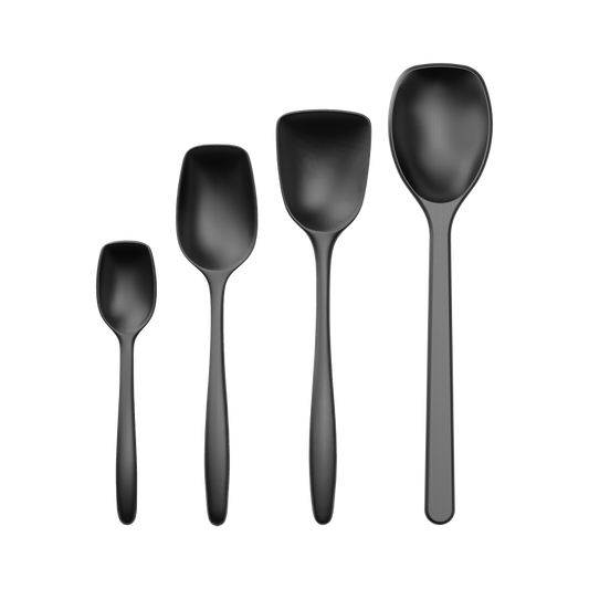 Set cucchiai da pentola 4 pezzi Nuovo Classic Nero carbone