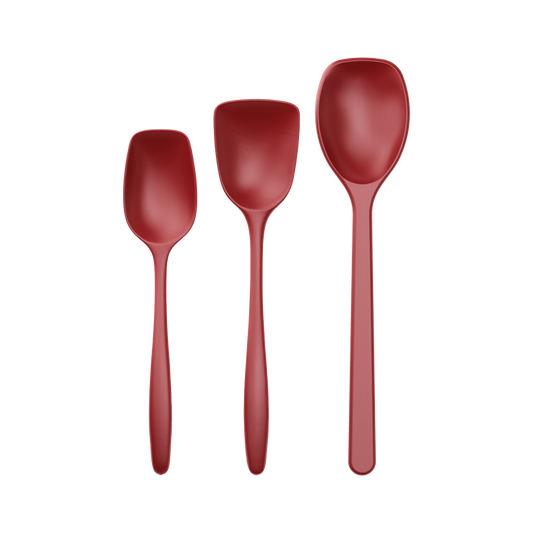 Set cucchiai da pentola 3 pezzi Nuovo Classic Rosso