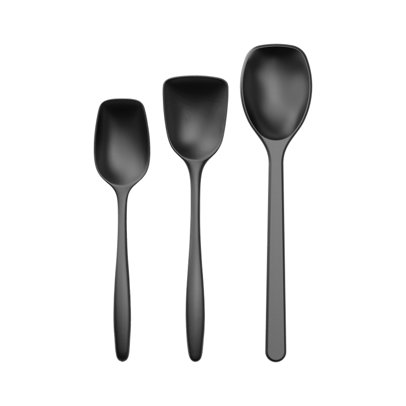 Set cucchiai da pentola 3 pezzi Nuovo Classic Nero carbone