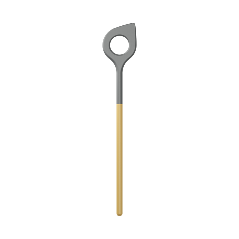 Cucchiaio forato Nuovo Optima 31 x 5,5 x 1 cm Nylon Curry