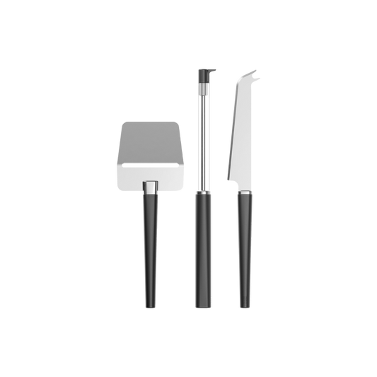 Set formaggi Emma 3 pezzi Nero