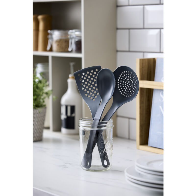 Set utensili cucina 2 Nuovo Optima 3 pezzi Nylon Nero