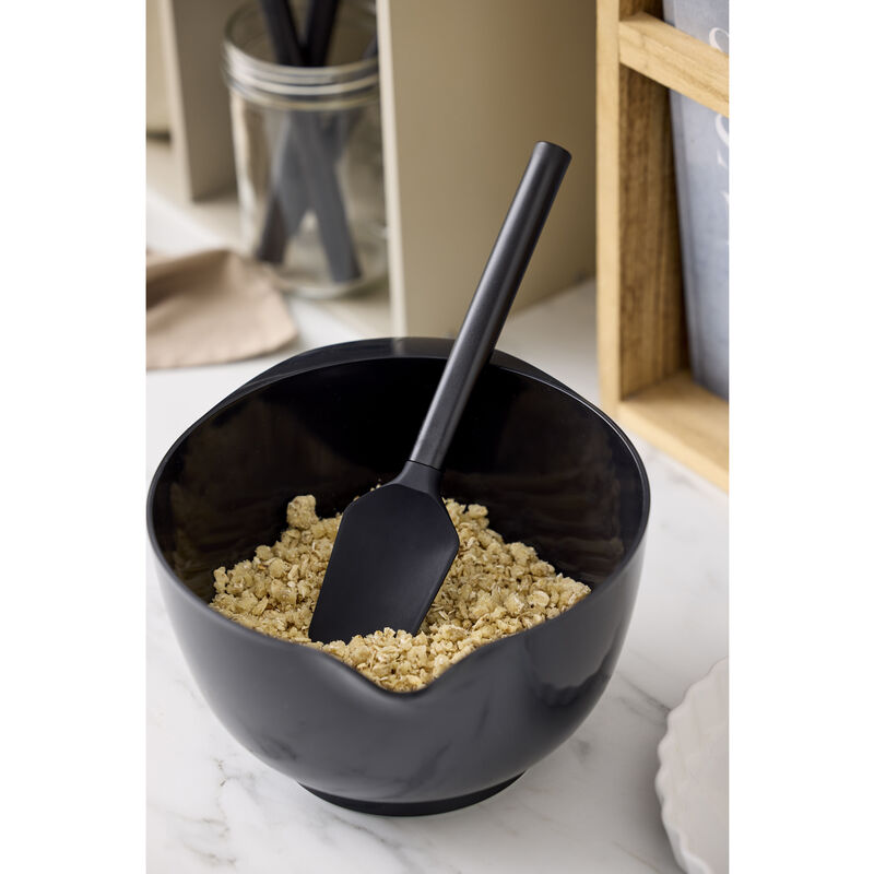 Cucchiaio spatola Emma 25,2 x 5,6 x 1,7 Nero Silicone/PP