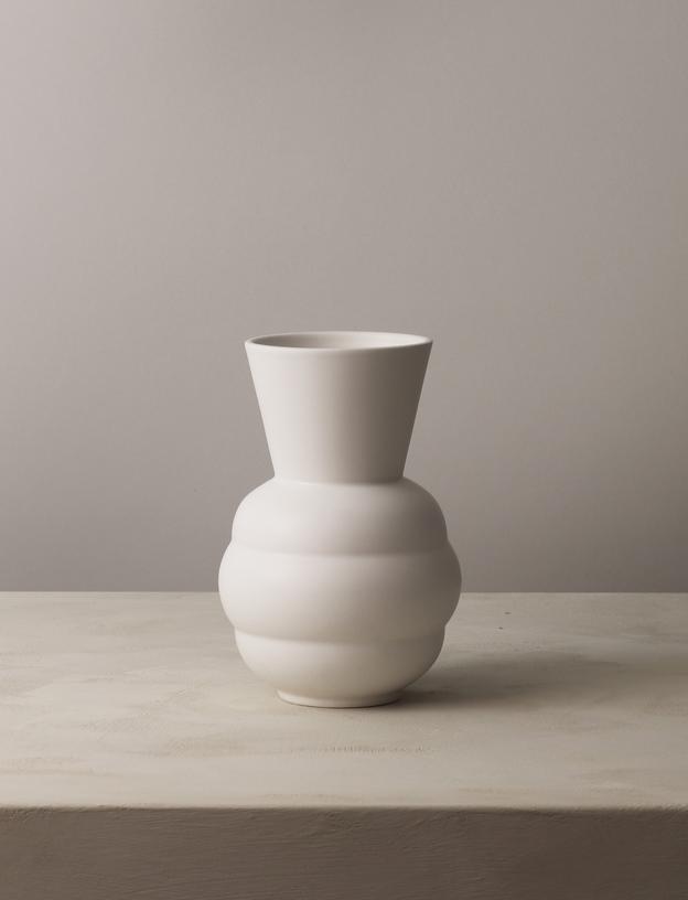 Vaso Tortus Archie N°1 H 21 cm – Bianco