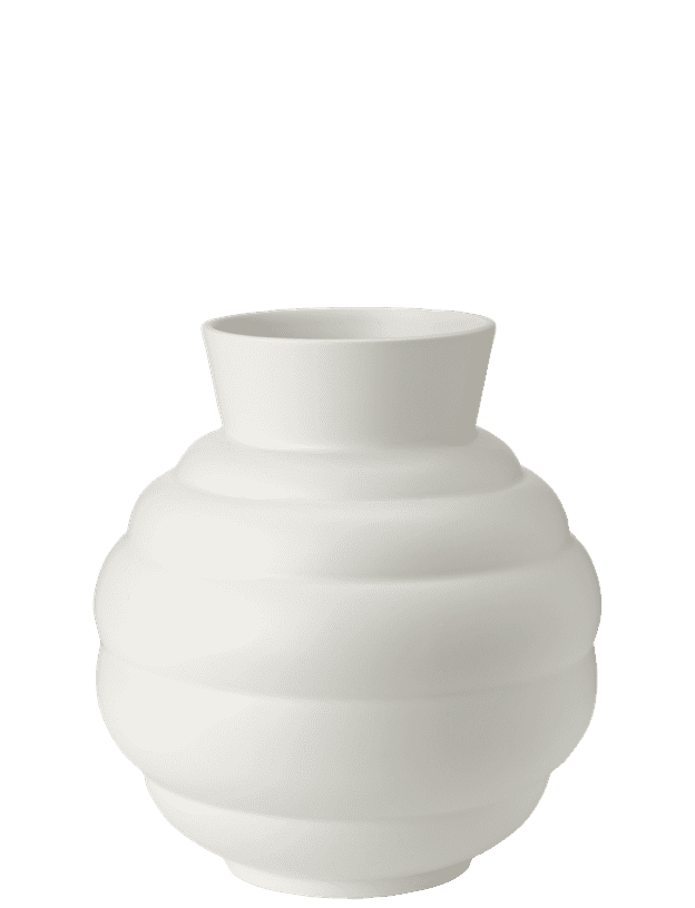 Vaso Tortus Archie N°3 H 26,5 cm – Bianco