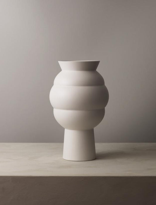 Vaso Tortus Archie N°4 H 37 cm – Bianco