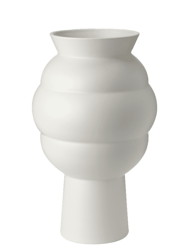 Vaso Tortus Archie N°4 H 37 cm – Bianco