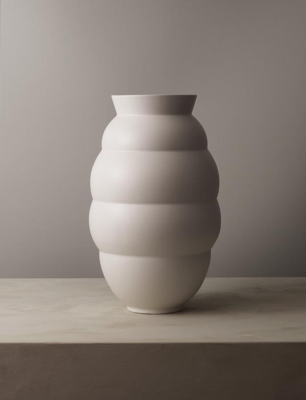 Vaso Tortus Archie N°5 H 41,5 cm – Bianco