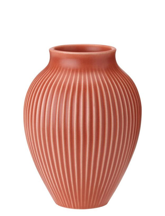 Vaso Knabstrup H 20 cm – Corallo