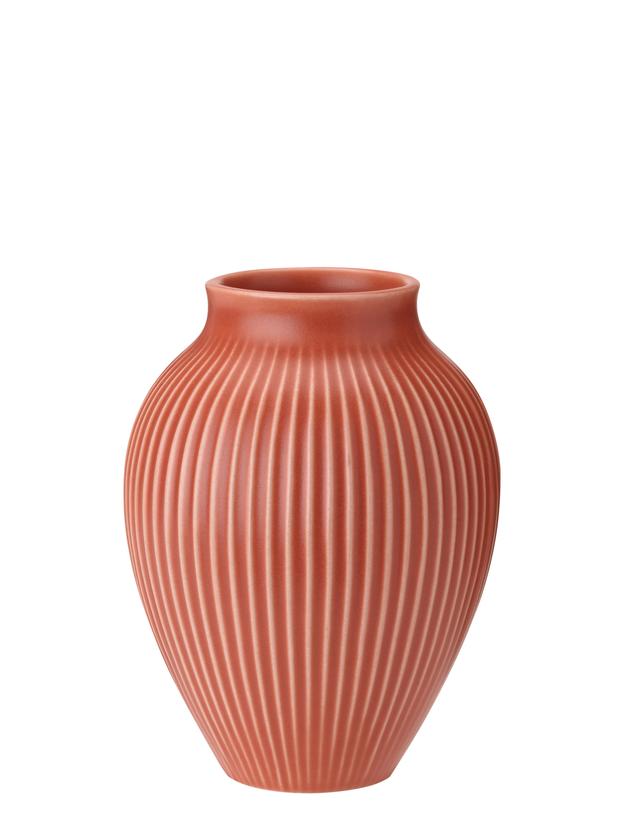 Vaso Knabstrup H 12,5 cm – Corallo