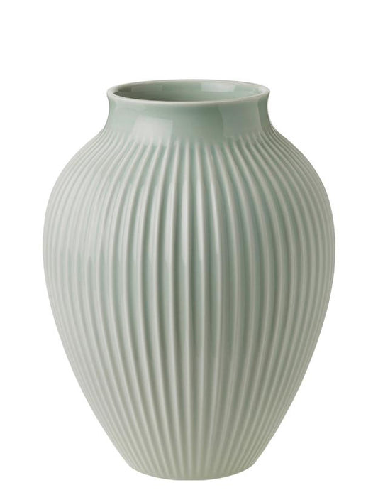 Vaso Knabstrup H 27 cm – Menta ondulata