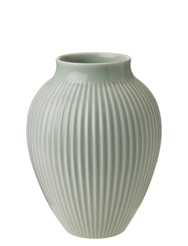 Vaso Knabstrup H 20 cm – Menta ondulata