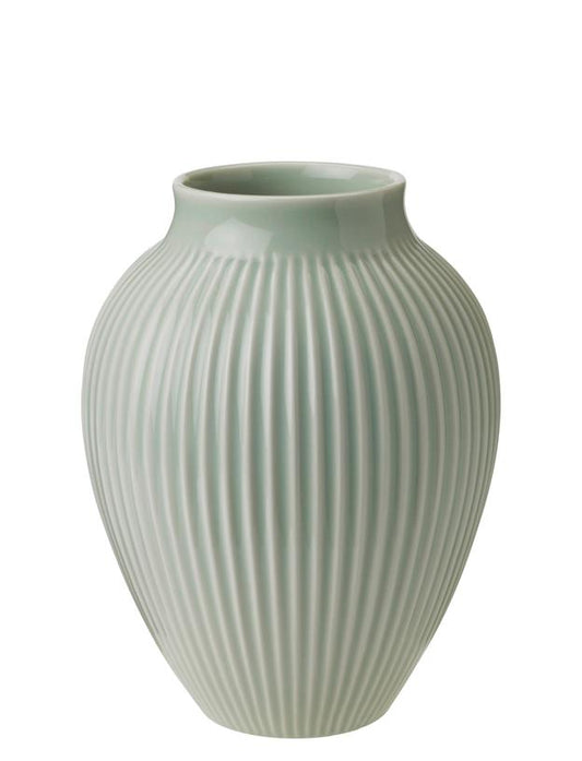Vaso Knabstrup H 20 cm – Menta ondulata