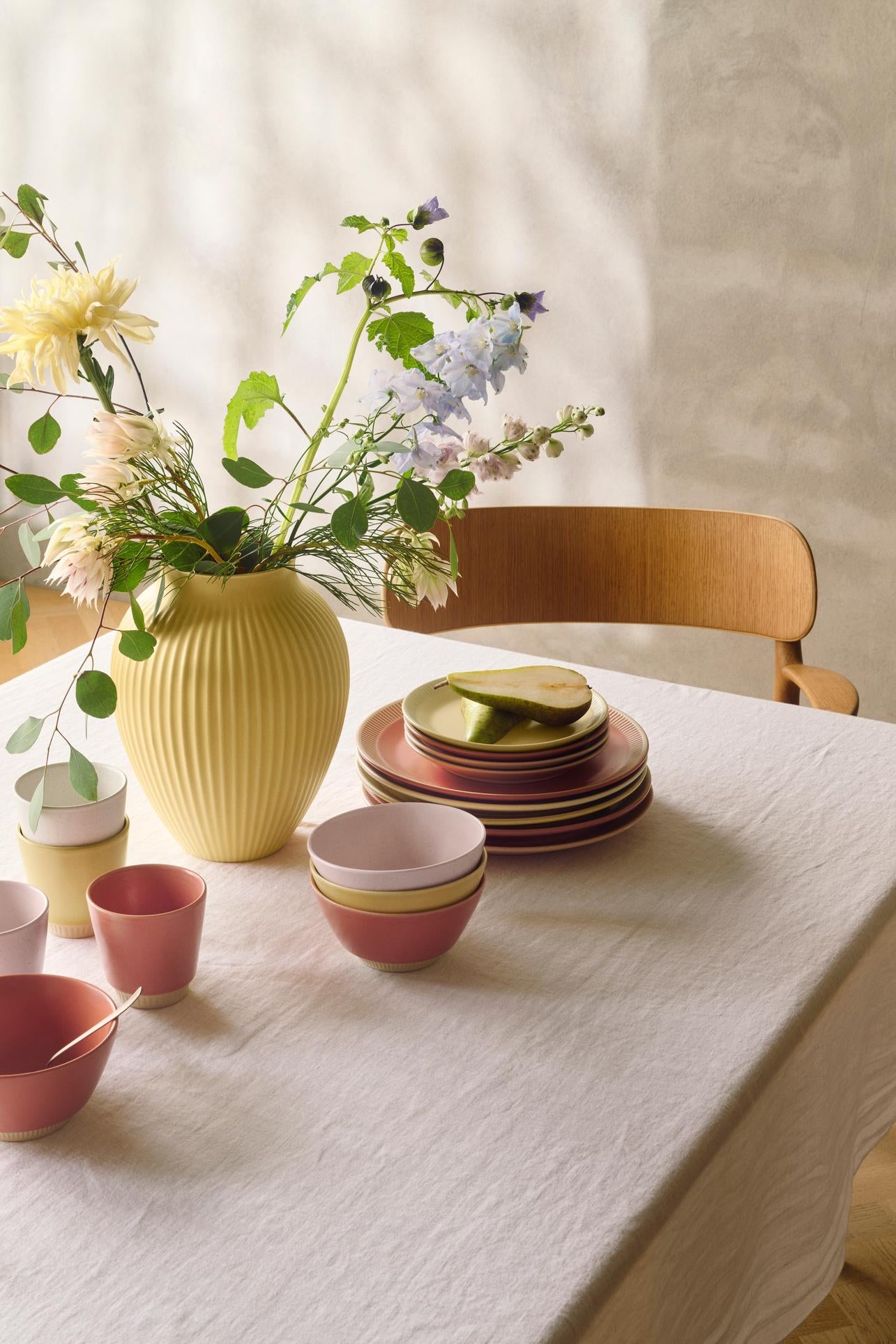 Vaso Knabstrup H 27 cm – Giallo