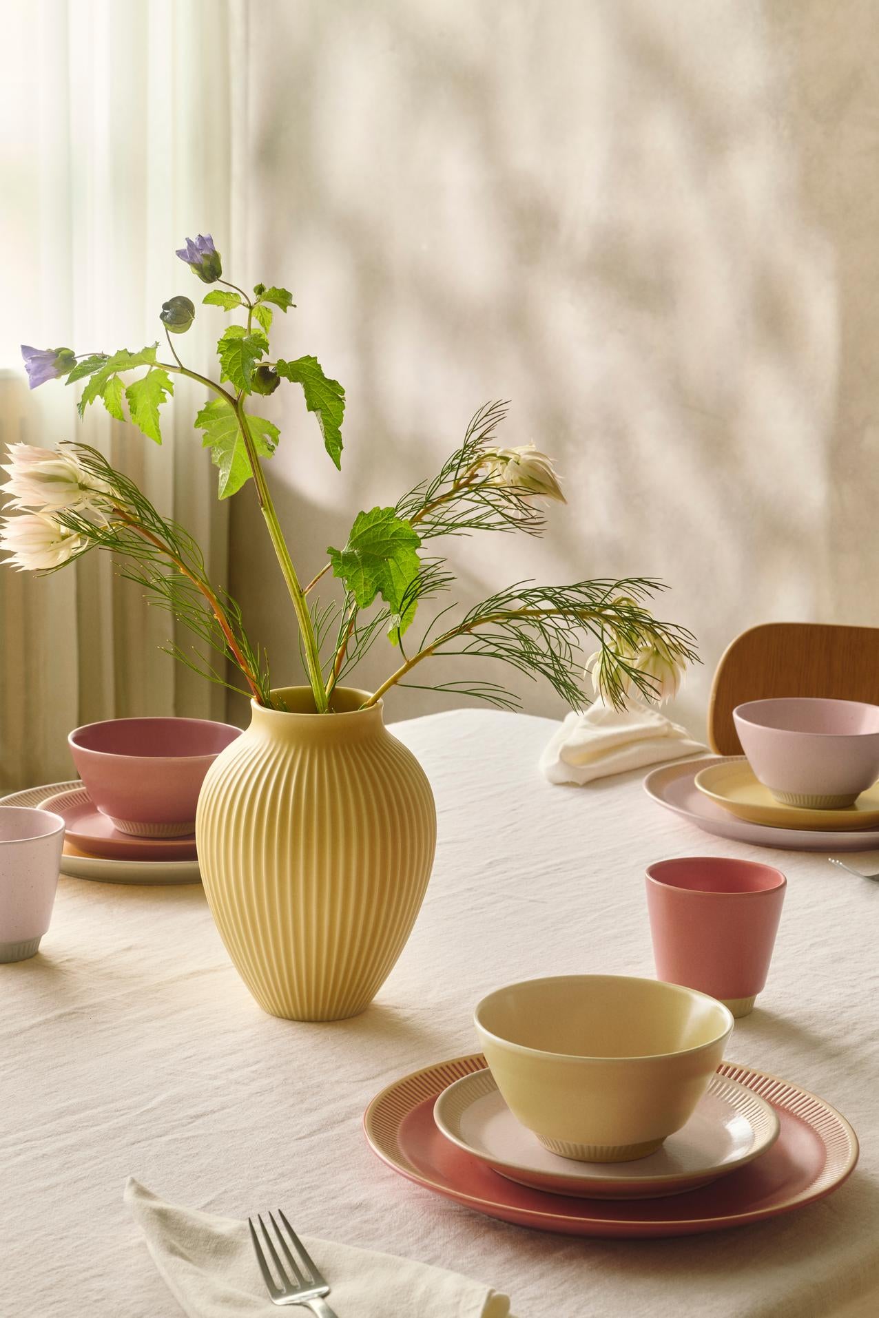 Vaso Knabstrup H 27 cm – Giallo